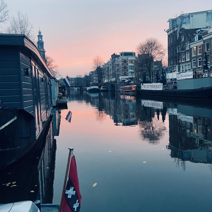 Bed and Breakfast Houseboat Bonnie Amsterdam Exterior foto